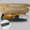large olive wood serving spoon