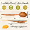 Artisanal handmade utensils Artisan wood spoon olive wood utensils olive wood spoons wooden kitchen utensils set wooden utensils wooden cooking spoons wooden serving spoons hand carved spoons unique gifts gifts with an impact olive wood spoon olive wood hand carved wooden spoons non toxic cooking utensils durable wooden spoon fair trade products Fair trade gifts handmade wooden spoon Soup ladle Wooden ladle Olive wood soup ladle Mixing spurtle Wood spurtle spirdle Olive wood spurtle