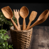 wooden kitchen utensil set Wooden stirring stick Scottish porridge stick Mixing paddle Wooden spatula olive wood spoons olive wood utensils wooden cooking spoons olive wood serving utensil olive wood mixing utensil kitchen utensils handmade spoons Premium Kitchen Utensil Bundle