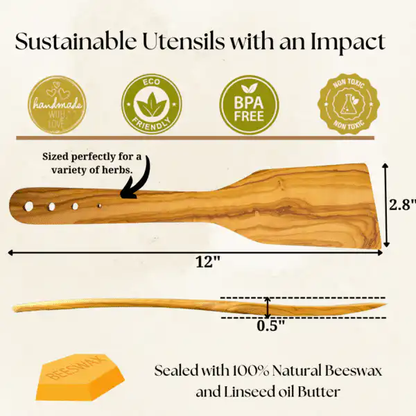 wood spatula wooden spatula olive wood spatula 12 spatula non stick spatula olive wood spatula wooden cooking spatula olive wood utensils herb stripper herb tool herb