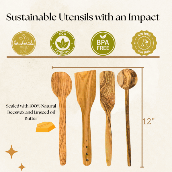 Botique gift Artisanal handmade utensils Artisan wood spoon olive wood utensils olive wood spoons wooden kitchen utensils set wooden utensils wooden cooking spoons wooden serving spoons hand carved spoons unique gifts gifts with an impact olive wood spoon olive wood hand carved wooden spoons non toxic cooking utensils durable wooden spoon fair trade products Fair trade gifts handmade wooden spoon Soup ladle Wooden ladle Olive wood soup ladle Mixing spurtle Wood spurtle spirdle Olive wood spurtle