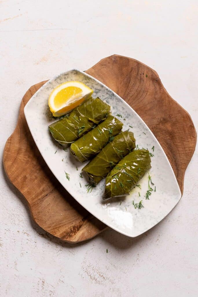 stuffed vine leaves