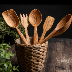 wooden kitchen utensil set Wooden stirring stick Scottish porridge stick Mixing paddle Wooden spatula olive wood spoons olive wood utensils wooden cooking spoons olive wood serving utensil olive wood mixing utensil kitchen utensils handmade spoons