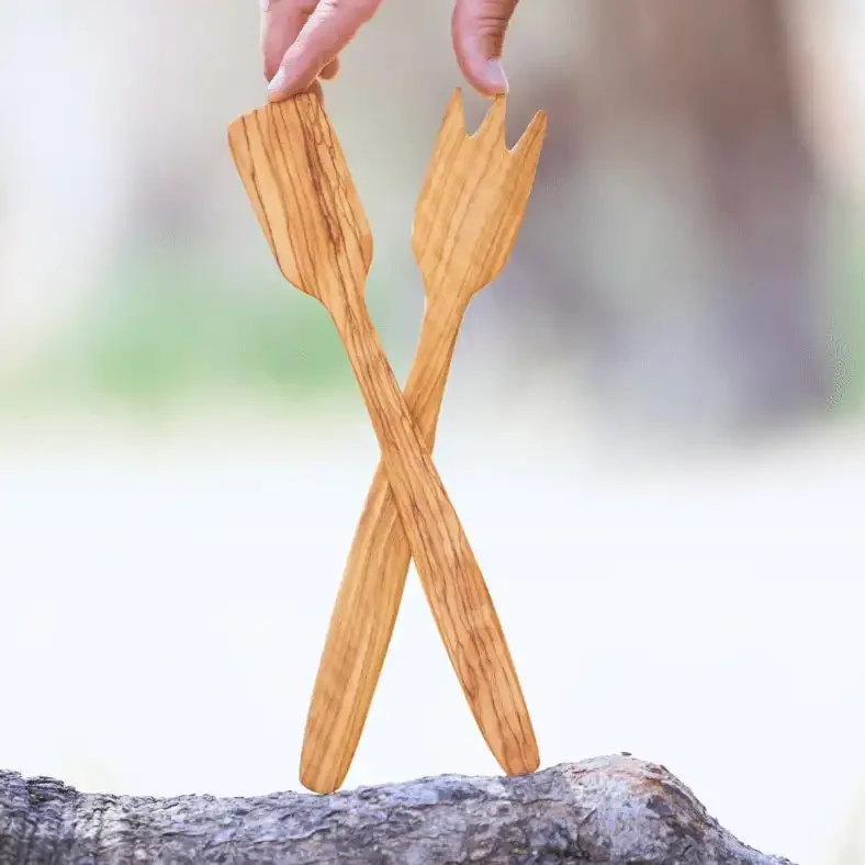olive wood utensils, olive wood serving spoon, olive wood cooking spoon, wooden spoons, serving spoons, handmade spoons, olive wood, soup spoons, serving spoons, olive wood utensil set, kitchen utensils set, wooden utensils set, wooden spoon, wooden spoons, handcarved spoons, handcarved wood spoon, how to make wooden spoons, lesvos woodcraft, lesvos woodcraft llc, wooden spoons for cooking, olive wood spoons for cooking Salad Toss Set